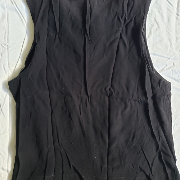 Women's Topshop black Sleeveless top, size S/4 - Picture 3 of 3